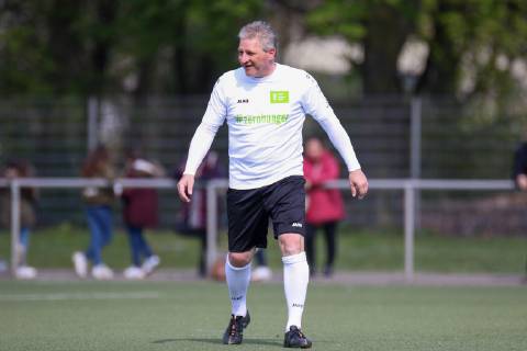 Thomas Kastenmaier , Fussball - Benefizspiel zugunsten der Welthungerhilfe für die aus Myanmar nach Bangladesch geflüchteten Rohingya - Auswahl ( Türkei ) vs. Auswahl ( Deutschland ), Duisburg , BSA Warbruckstrasse, 14.04.2019 , Duisburg BSA Warbruckstrasse NRW Deutschland