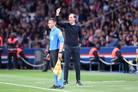 THOMAS TUCHEL (ENTRAINEUR PSG) FOOTBALL : Paris SG vs Monaco - Ligue 1 Conforama - 21 04 2019 FEP Panoramic
