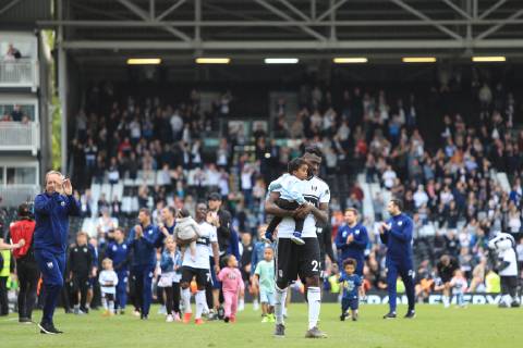 Fulham v Newcastle United Premier League Fulham take a lap of honour after the Premier League match against Newcastle at Craven Cottage, London Content Not Available For UK Newspapers Copyright: xRomenaxFogliatix FIL-13245-0051