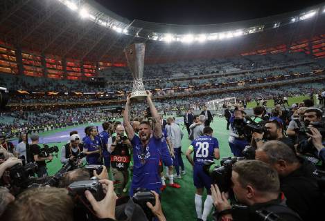 Baku 2019. UEFA Europa League Final 2019 .Oliver Giroud (Chelsea) 