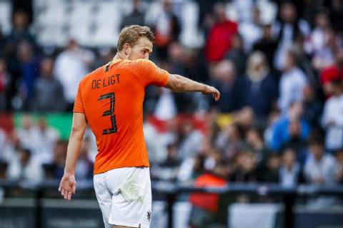 GUIMARAES, 06-06-2019, Estadio D. Afonso Henriques , UEFA Nations League Semi Final. Netherlands player Matthijs de Ligt disappointment after causing the penalty during the game Netherlands - England Netherlands - England x3610611x Copyright: