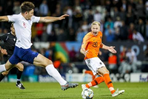 GUIMARAES, 06-06-2019, Estadio D. Afonso Henriques , UEFA Nations League Semi Final. Netherlands player Donny van de Beek during the game Netherlands - England Netherlands - England x3611439x Copyright:
