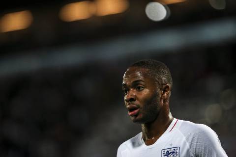 June 6, 2019 - Guimares, Portugal - Raheem Sterling of England and Manchester City FC during the UEFA Nations League Semi-Final football match Netherlands vs England at D.Afonso Henriques stadium in Guimares on June 6, 2019. ..( NurPhoto) Netherlands v England - UEFA Nations League Semi-Final - ZUMAn230 20190606_zaa_n230_559 Copyright: xFilipexAmorimx