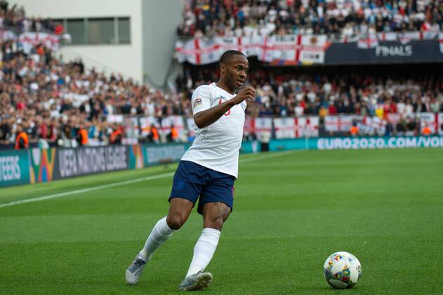 June 6, 2019 - Guimares, Portugal - Raheem Sterling of England during the UEFA Nations League match between Netherlands and England at Estadio D. Afonso Henriques, Guimaro£es, Portugal on Thursday 6th June 2019. Netherlands v England - UEFA Nations League Semi-Final - ZUMAn230 20190606_zaa_n230_636 Copyright: xMixNewsx