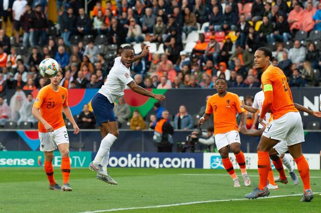 June 6, 2019 - Guimares, Portugal - Raheem Sterling of England during the UEFA Nations League match between Netherlands and England at Estadio D. Afonso Henriques, Guimaro£es, Portugal on Thursday 6th June 2019. Netherlands v England - UEFA Nations League Semi-Final - ZUMAn230 20190606_zaa_n230_663 Copyright: xMixNewsx