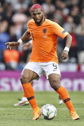GUIMARAES, 06-06-2019, Estadio D. Afonso Henriques , UEFA Nations League Semi Final. Netherlands player Ryan Babel on the ball during the game Netherlands - England 3-1. Netherlands - England x3634839x Copyright: