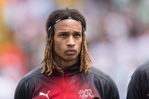 Guimaraes, Portugal, 09.06.2019, UEFA Nations League, 3. Platz, Schweiz - England, Kevin Mbabu (Switzerland) looks on ( Defodi-09-531-002648