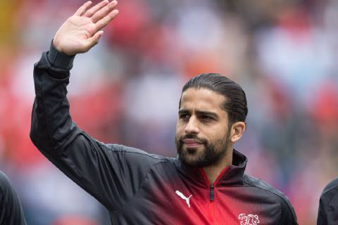 Guimaraes, Portugal, 09.06.2019, UEFA Nations League, 3. Platz, Schweiz - England, Ricardo Rodriguez (Switzerland) gestures ( Defodi-09-531-002646