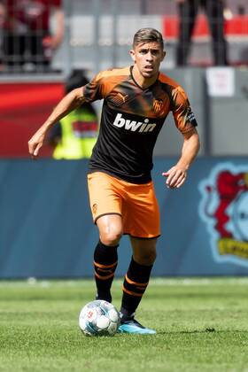 Leverkusen, Germany 04.08.2019, Freundschaftsspiel, Testspiel, Bayer 04 Leverkusen - FC Valencia, Ferran Torres (Valencia) in aktion ( Leverkusen BayArena North Rhine-Westphalia Germany eu-images-01061006065