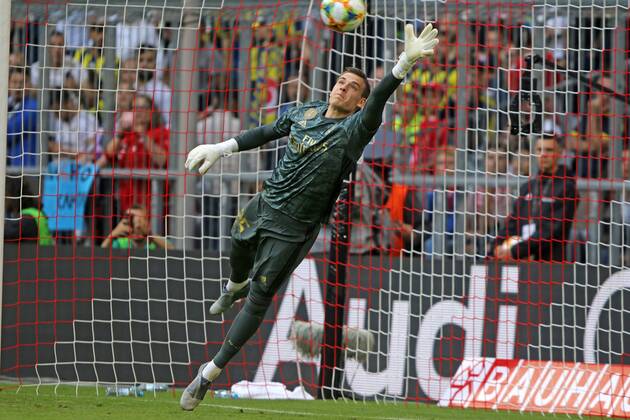 ANDRII LUNIN, Real Madrid, Audi Cup 2019, Real Madrid vs Fenerbahce 5-3, Munich - DE 2019-20 AUDI CUP 2019 REAL MADRID-FENERBAHCE 5-3