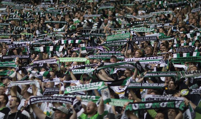 17.08.2019 Borussia Fans Borussia Mönchengladbach - FC Schalke 04