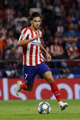 Joao Felix of Atletico de Madrid during UEFA Champions League match between Atletico de Madrid and Juventus at Wanda Metropolitano Stadium in Madrid, Spain. September 18, 2019.  (201909180298)