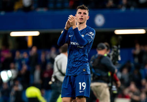 Mason Mount of Chelsea during the Premier League match between Chelsea and Liverpool at Stamford Bridge, London, England on 22 September 2019. Copyright: xLiamxMcAvoyx PMI-3068-0143