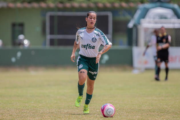 São José x Palmeiras VINHEDO, SP - 19.10.2019: SÃO JOSÉ X PALMEIRAS - Paulista Women& 39;s Football Cup - Sao Jose and Palmeiras draw 1-1 in the return game, the result leads Palmeiras to the decision against the Sao Paulo team. The match took place this Saturday morning, October 19, in Vinhedo. (Photo: Van Campos Fotoarena) x1816161x  VanxCampos