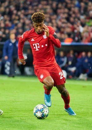 Champions League, Munich-Piraeus, Munich November 6, 2019. Kingsley COMAN, FCB 29 FC BAYERN MUNICH - OLYMPIACOS PIRAEUS 2-0 UEFA Football Champions League , Munich, November 06, 2019, Season 2019 2020, group stage ,group B, FCB, Reds, Bavaria, München
