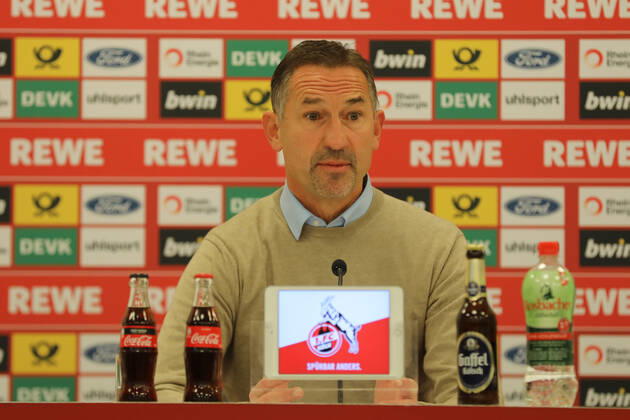 Sport Bilder des Tages Pressekonferenz 1. FC Köln 1. Fussball Bundesliga Saison 2019 2020 Geißbockheim Koeln Deutschland Datum: 07.11.2019 Trainer Achim Beierlorzer (1. FC Köln)
