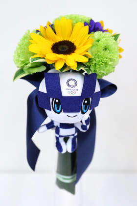 Victory bouquet, November 12, 2019 : Tokyo 2020 Olympic organizing committee announces the victory bouquet for Olympic and Paralympic Games in Tokyo, Japan. Noxthirdxpartyxsales  (116362265)