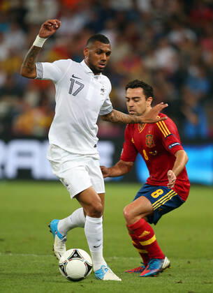 Xavi Hernandez & Yann M Vila Spain V France Euro 2012 Euro 2012 Spain V France Donbass Arena, Donetsk, Ukraine 23 June 2012  Copyright: MaryxEvansxAllstarxStewartxKendall 12537069 editorial use only