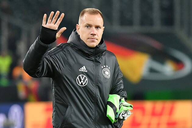 Sport Themen der Woche KW46 Moenchengladbach, Borussia Park, 16.11.19, European Qualifiers: Deutschland - Weissrussland Torwart Marc-Andre ter Stegen (Deutschland) European Qualifiers: Deutschland - Weissrussland Moenchengladbach Copyright: xEibner-Pressefotox EP_eer