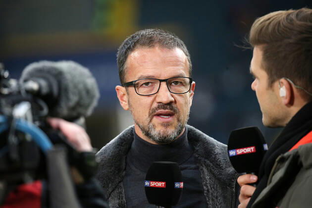 Fredi Bobic Vorstand, Eintracht Frankfurt), Fussball, 1. Bundesliga: Eintracht Frankfurt - VfL Wolfsburg, 12. Spieltag am 23.11.2019, Saison 2019 20, ZmdZ, sge, ** Gemäß den Vorgaben der DFL Deutsche Fußball Liga ist es untersagt, in dem Stadion und oder vom Spiel angefertigte Fotoaufnahmen in Form von Sequenzbildern und oder videoähnlichen Fotostrecken zu verwerten bzw. verwerten zu lassen. DFL regulations prohibit any use of photographs as image sequences and or quasi-video. ** Eintracht Frankfurt - VfL Wolfsburg