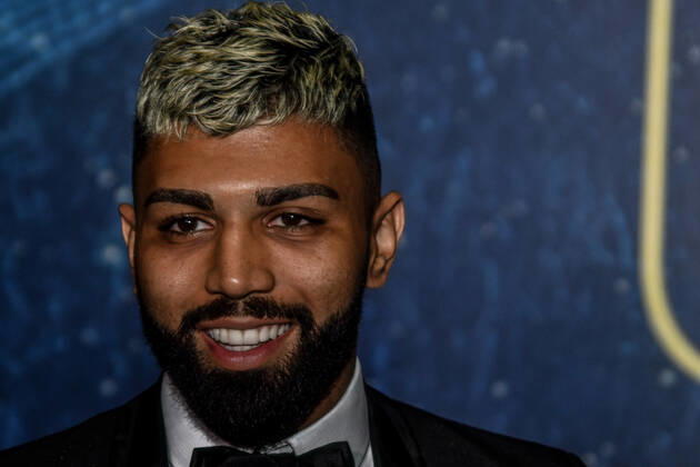 Prêmio Brasileirão 2019 RIO DE JANEIRO, RJ - 09.12.2019: PRÊMIO BRASILEIRÃO 2019 - Gabriel Barbosa, Gabigol, during the award event of the 2019 Brazilian Championship (2019 Brazilian Prize), held at Warehouse 2 of Pier Mauá, located in the city of Rio de Janeiro, RJ, on Monday night (09). (Photo: Nayra Halm Fotoarena) x1844701x  NayraxHalm