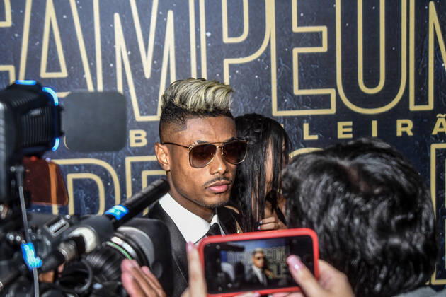 Prêmio Brasileirão 2019 RIO DE JANEIRO, RJ - 09.12.2019: PRÊMIO BRASILEIRÃO 2019 - Bruno Henrique during the award event of the 2019 Brazilian Championship (2019 Brasileirão Award), held at Warehouse 2 of Pier Mauá, located in Rio de Janeiro, RJ, on the night of Monday (09). (Photo: Nayra Halm Fotoarena) x1844722x  NayraxHalm
