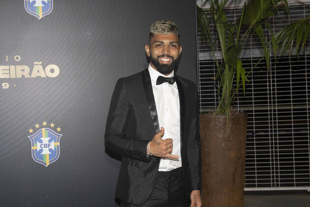 Prêmio Brasileirão 2019 RIO DE JANEIRO, RJ - 09.12.2019: PRÊMIO BRASILEIRÃO 2019 - Gabriel Barbosa (Gabigol) during the 2019 Brasileirão Award held in Warehouse 2 at Pier Mauá, the city& 39;s portioegion, on Monday night (9), in Rio de Janeiro, RJ. (Photo: Celso Pupo Fotoarena) x1844786x  CelsoxPupo