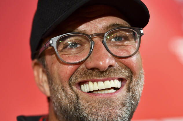 Bilder des Jahres 2019, Sport 12 Dezember Sport Themen der Woche KW51 Sport Bilder des Tages (191221) -- DOHA, Dec. 21, 2019 (Xinhua) -- Liverpool s head coach Juergen Klopp attends a press conference, PK, Pressekonferenz in Doha, Qatar, Dec. 20, 2019. Liverpool will face Flamengo in their FIFA Club World Cup Qatar 2019 final match on Dec. 21, 2019. (Photo by Nikku Xinhua) (SP)QATAR-DOHA-FIFA CLUB-WORLD CUP-LIVERPOOL-PRESS CONFERENCE 