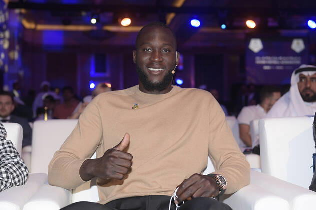 Foto Fabio Ferrari - LaPresse 28 Dicembre 2019 Dubai ( Emirati Arabi ) 14ma edizione di Dubai International Sports Conference - Football Changing the Future - Globe Soccer Award 2019 Nella foto:Romelu Lukaku (Inter Milan &amp; Belgium national team, Nationalteam Star ) photo Fabio Ferrari LaPresse December 28, 2019 Dubai (Unated Arab Emirate) Sport 13th edition of the Dubai International Sports Conference - Football Changing the Future - Globe Soccer Award 2019 In the pic:Romelu Lukaku (Inter Milan &amp; Belgium National Team Star )  Copyright: xFabioxFerrari LaPresse LaPresse x