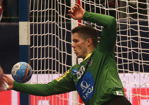 HANDBALL - EHF EURO 2020, AUT vs UKR VIENNA,AUSTRIA,12.JAN.20 - HANDBALL - EHF European Men s Handball Championship 2020, group stage, Austria vs Ukraine. Image shows Thomas Eichberger (AUT). GEPAxpictures xChristianxOrt