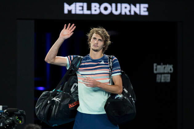 Bilder des Jahres 2020, Sport 01 Januar Sport Themen der Woche KW05 Sport Bilder des Tages Alexander Zverev of Germany says goodbye to Melbourne after losing to Dominic Thiem of Austria in the Men s Semi Final at the ATP, Tennis Herren Australian Open 2020 at Melbourne Park, Melbourne, Australia on 31 January 2020. Copyright: xPeterxDovganx 26031863