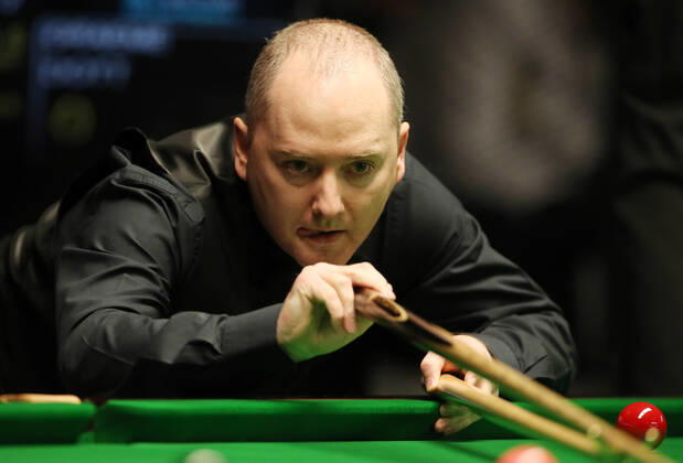 Graeme Dott (SCO) Snooker Billard Berlin German Masters im Tempodrom 30.01.2020