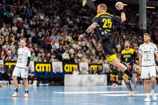 THW Kiel gegen TVB 1898 Stuttgart am 16.2.2020 Patrick Zieker ( 25, TVB 1898 Stuttgart, AU), THW Kiel gegen TVB 1898 Stuttgart in der LIQUI MOLY Handball-Bundesliga am 25. Spieltag, in der Sparkassen Arena (Kiel) am 16.2.2020 Copyright: xBEAUTIFULxSPORTS Angenendtx