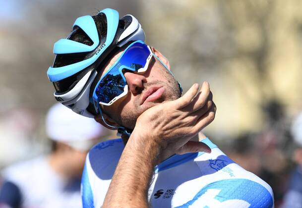 Bilder des Jahres 2020, Sport 03 März Sport Themen der Woche KW11 Sport Bilder des Tages APT, FRANCE - MARCH 13 : VAN ASBROECK Tom (BEL) of ISRAEL START - UP NATION during stage 6 of the 78th edition of the Paris - Nice cycling race, a stage of 161,5km with start in Sorgues and finish in Apt on March 13, 2020 in Apt, France, 13 03 2020 CYCLISME : Paris-Nice - 6eme etape - 13 03 2020 Photonews Panoramic 