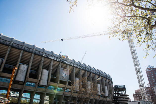 Bilder des Jahres 2020, Sport 03 März Sport Themen der Woche KW13 Sport Bilder des Tages March 28, 2020, Madrid, MADRID, SPAIN: Details of the Santiago Bernabeu Stadium converted into a warehouse for the basic necessities of the Madrid hospitals during second week after the Government declared the state of alarm in Spain and recommended people to stay at home to fight coronavirus COVID-19 on March 28, 2020 in Madrid, Spain Madrid SPAIN - ZUMAa181 98645300st Copyright: xJoaquinxCorcherox