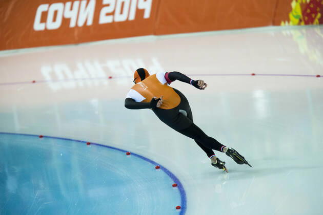 Olympics Sochi Speed Skaking Sven Kramer (NED) gold medalist competing in Men s 5000m Speed skating, Eisschnelllauf at the Olympic Winter games, Winterspiele,Spiele, Summer games Sochi 2014 Sochi Russia Copyright: xDrewxRuiz PCNx OL1498-80967