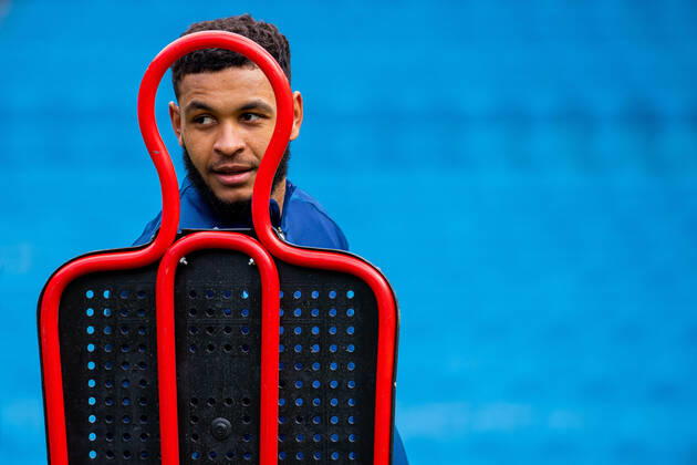 Bilder des Jahres 2020, Sport 04 April Sport Themen der Woche KW18 Sport Bilder des Tages Fußball, Nationalteam Norwegen, Training 200429 Joshua King of the Norwegian national football team during a training session as the coronavirus, COVID-19, outbreak continues on April 29, 2020 in Oslo. Photo: Vegard Wivestad Grott BILDBYRAN kod VG 170492 bbeng fotboll football fotball soccer trening träning training practice norge norway coronavirus covid-19 virus corona Copyright: VEGARDxWIVESTADxGRoTT BB200429VG001