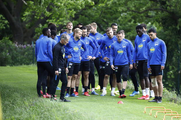 Bilder des Jahres 2020, Sport 05 Mai Sport Themen der Woche KW21 Sport Bilder des Tages Berlin, Sportpark, GER, 1.FBL, Hertha BSC, Saison 2019 2020, Training