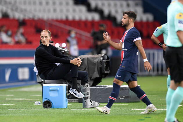 THOMAS TUCHEL (ENTRAINEUR PSG) FOOTBALL : Paris SG vs Marseille - Ligue 1 Uber Eats - 13 09 2020 FEP Panoramic