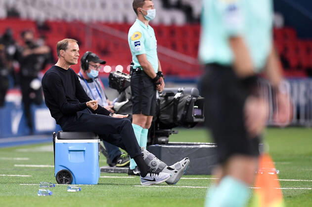 THOMAS TUCHEL (ENTRAINEUR PSG) FOOTBALL : Paris SG vs Marseille - Ligue 1 Uber Eats - 13 09 2020 FEP Panoramic