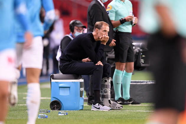 THOMAS TUCHEL (ENTRAINEUR PSG) FOOTBALL : Paris SG vs Marseille - Ligue 1 Uber Eats - 13 09 2020 FEP Panoramic
