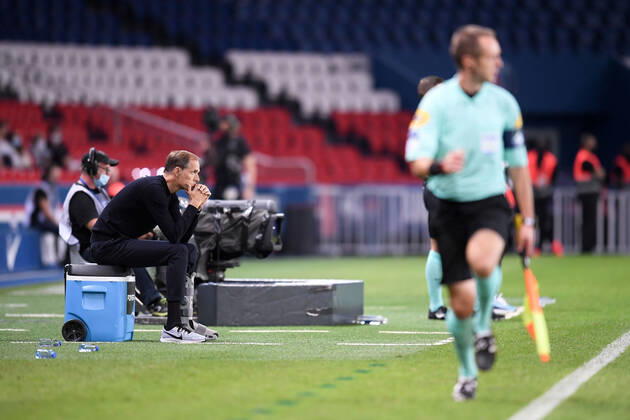 THOMAS TUCHEL (ENTRAINEUR PSG) FOOTBALL : Paris SG vs Marseille - Ligue 1 Uber Eats - 13 09 2020 FEP Panoramic