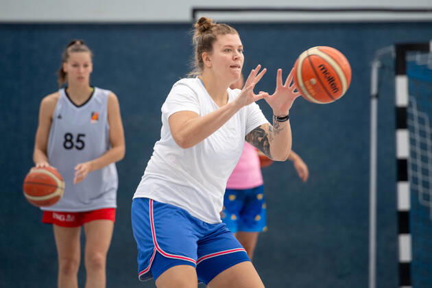 Klaudia Grudzien (GISA Lions SV Halle) Trainingsauftakt der GISA Lions in der Sporthalle Lettin GISA Lions SV Halle Basketball - 1. Bundesliga - ERDGAS Sportarena Halle (Saale) 15.09.2020 Foto: Holger John Sachsen-Anhalt Deutschland