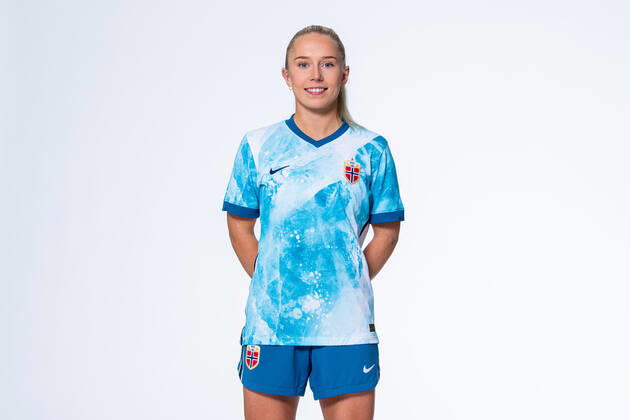 201022 Thea Bjelde of the Norwegian women?s national football team poses for a portrait on October 22, 2020 in Oslo. Photo: Vegard Wivestad Grott BILDBYRAN kod VG VG0061 bbeng fotball fotboll football norge norway a kvinner portrett porträtt portraits dam Copyright: VEGARDxWIVESTADxGRoTT BB201022VG002