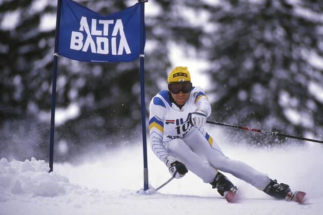 Archivbilder der Woche SPORT KW50 Ingemar STENMARK, SWE, Schweden, Ski Alpin, Skirennlaeufer, Aktion, Alta Badia, Italien, 14.12.1986, Â