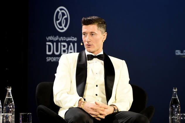 Foto Fabio Ferrari - LaPresse 27 Dicembre 2020 Dubai ( Emirati Arabi ) 15ma edizione di Dubai International Sports Conference - Globe Soccer Award 2020 Nella foto:Robert Lewandowski photo Fabio Ferrari LaPresse December 27, 2020 Dubai (Unated Arab Emirate) Sport 15th edition of the Dubai International Sports Conference - - Globe Soccer Award 2019 In the pic:Robert Lewandowski  Copyright: xFabioxFerrari LaPressex