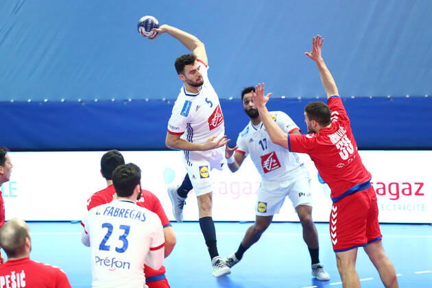 Nedim Remili (France) HANDBALL : France vs Serbie - Qualifications EHF EURO 2022 - 09 01 2021 KevinDomas Panoramic