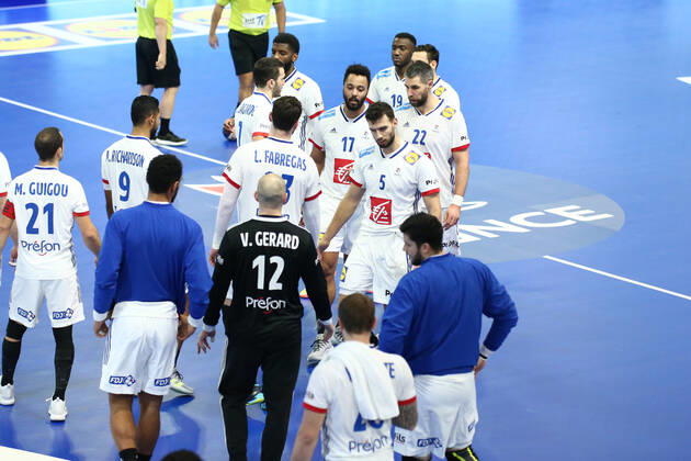 Nedim Remili (France) HANDBALL : France vs Serbie - Qualifications EHF EURO 2022 - 09 01 2021 KevinDomas Panoramic