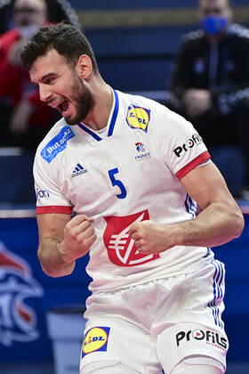 Nedim Remili (France) HANDBALL : France vs Serbie - qualifications a l EHF EURO 2022 - Creteil 09 01 2021 JBAutissier Panoramic