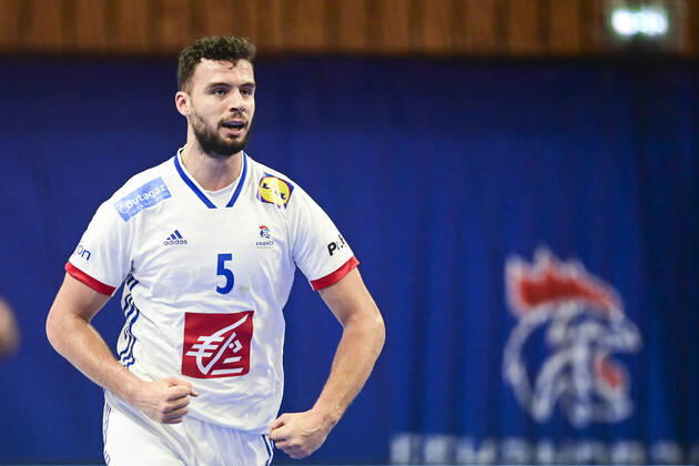 Nedim Remili (France) HANDBALL : France vs Serbie - qualifications a l EHF EURO 2022 - Creteil 09 01 2021 JBAutissier Panoramic